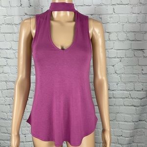 Express Sleeveless Chocker Neck top